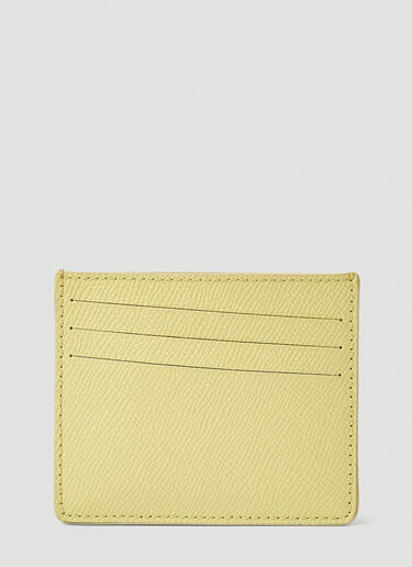 Maison Margiela Signature Stitch Cardholder Yellow mla0151054