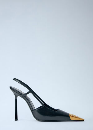 Saint Laurent Jeanne Slingback Pumps Black sla0257039