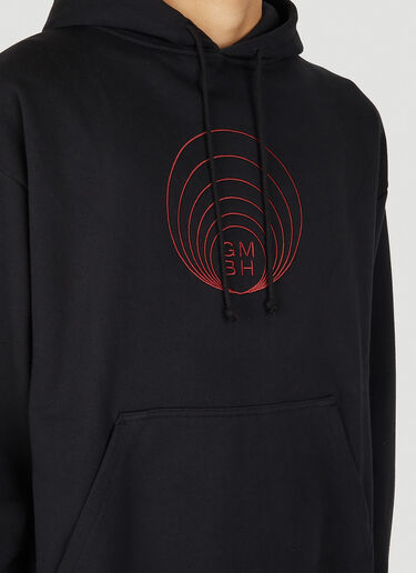 GmbH Logo Embroidery Hooded Sweatshirt Black gmb0150006