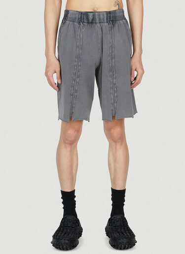 VETEMENTS Cut-Up Shorts Black vet0151014