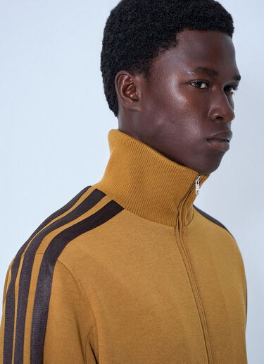 LN-CC® - Y-3 X WB: Track Zipped Jacket - Brown Y-3 X WB Track Zipped Jacket Brown ywb0364001