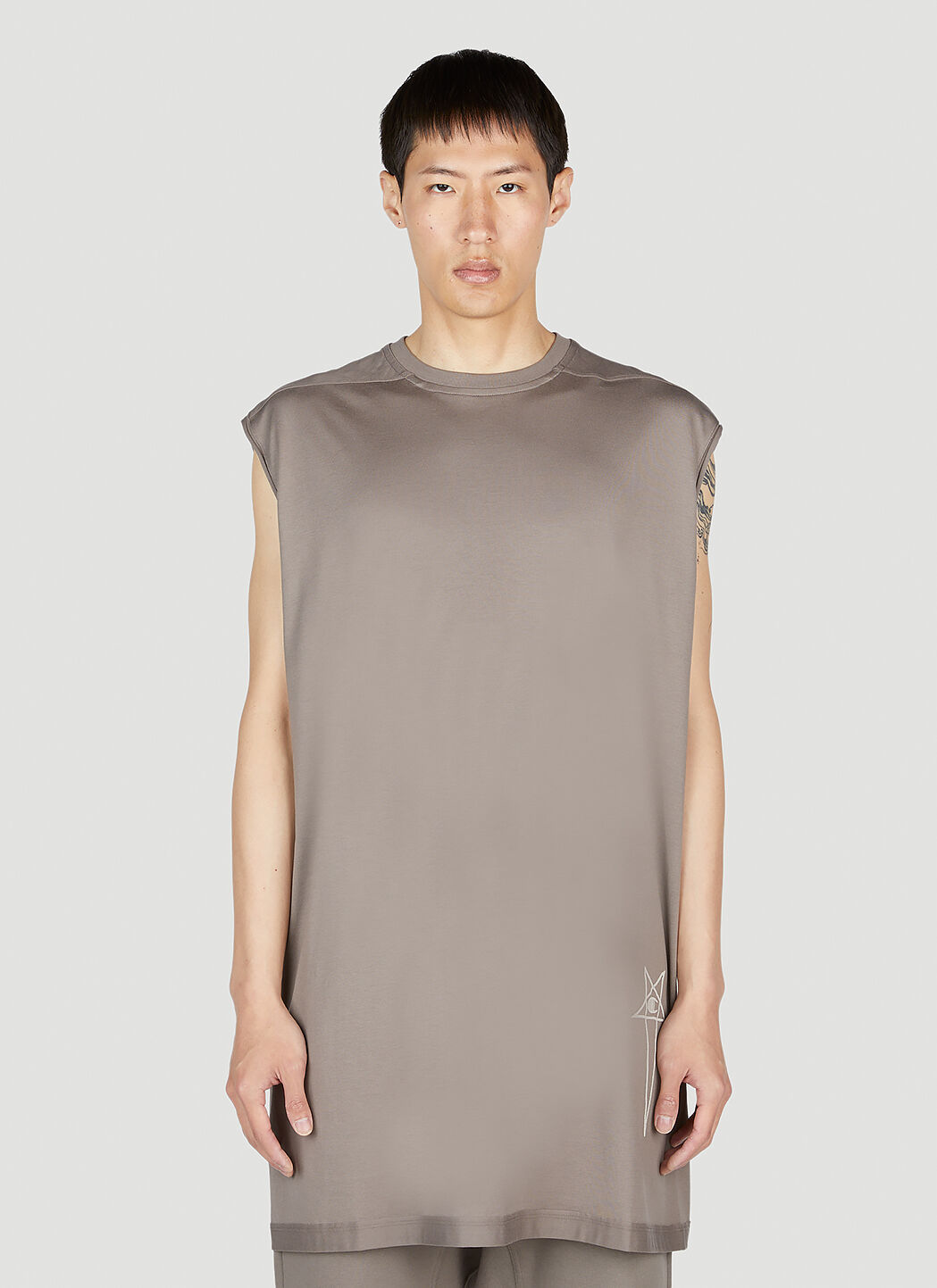 Rick Owens x Champion Tarp Tank Top Black roc0153003