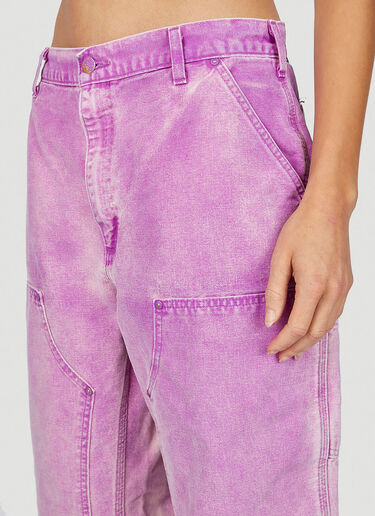 NOTSONORMAL Washed Working Jeans Purple nsm0351008