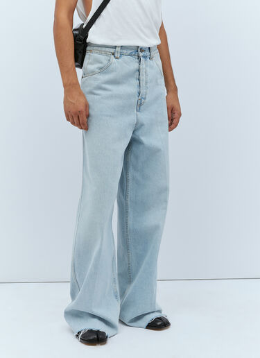 Gucci Raw Hem Jeans Light Blue guc0154004