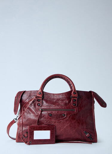 LN-CC® - Balenciaga: Le City Bag Medium - Burgundy Balenciaga Le City Bag Medium Burgundy bal0265027