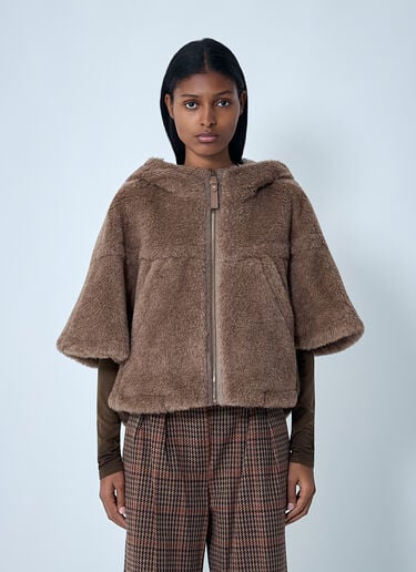 Wool-And-Cashmere-Blend Jacket Max Mara Wool-And-Cashmere-Blend Jacket Brown max0262029