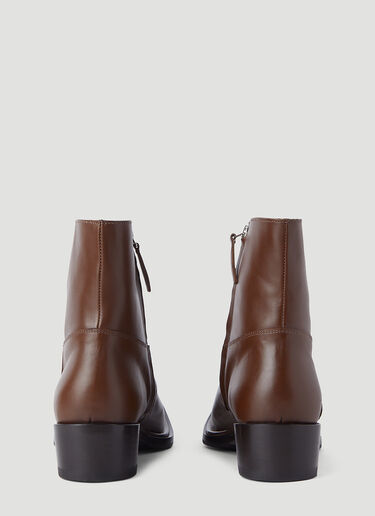 Acne Studios Ankle Boots Brown acn0146033