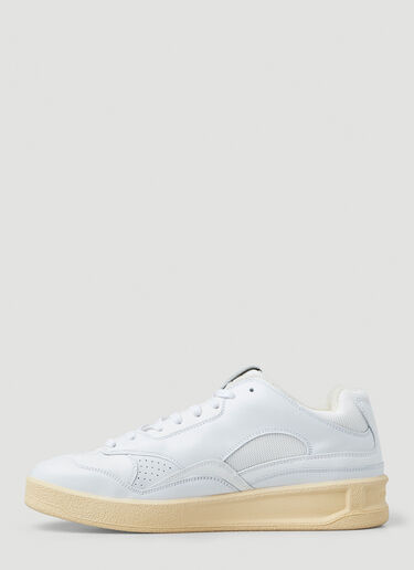Jil Sander 디보싱 로고 스니커즈 화이트 jil0149027