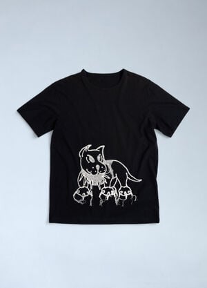 CHITO Logo Motif T-Shirt Black chi0160002