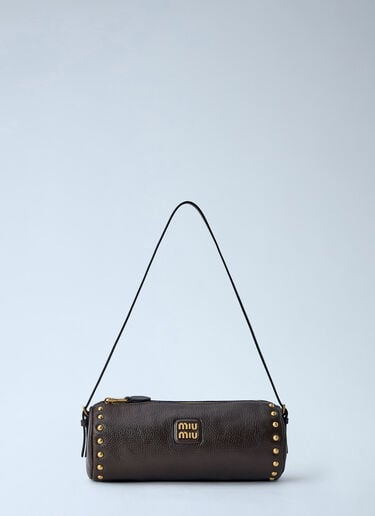 LN-CC® - Miu Miu: Leather Small Pouch - Brown Miu Miu Leather Small Pouch Brown miu0266114