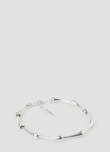 Saint Laurent 大号水滴手镯 银 sla0149083