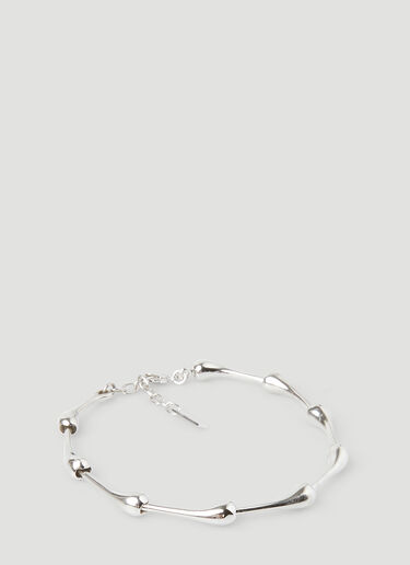 Saint Laurent Large Drop Bracelet Silver sla0149083