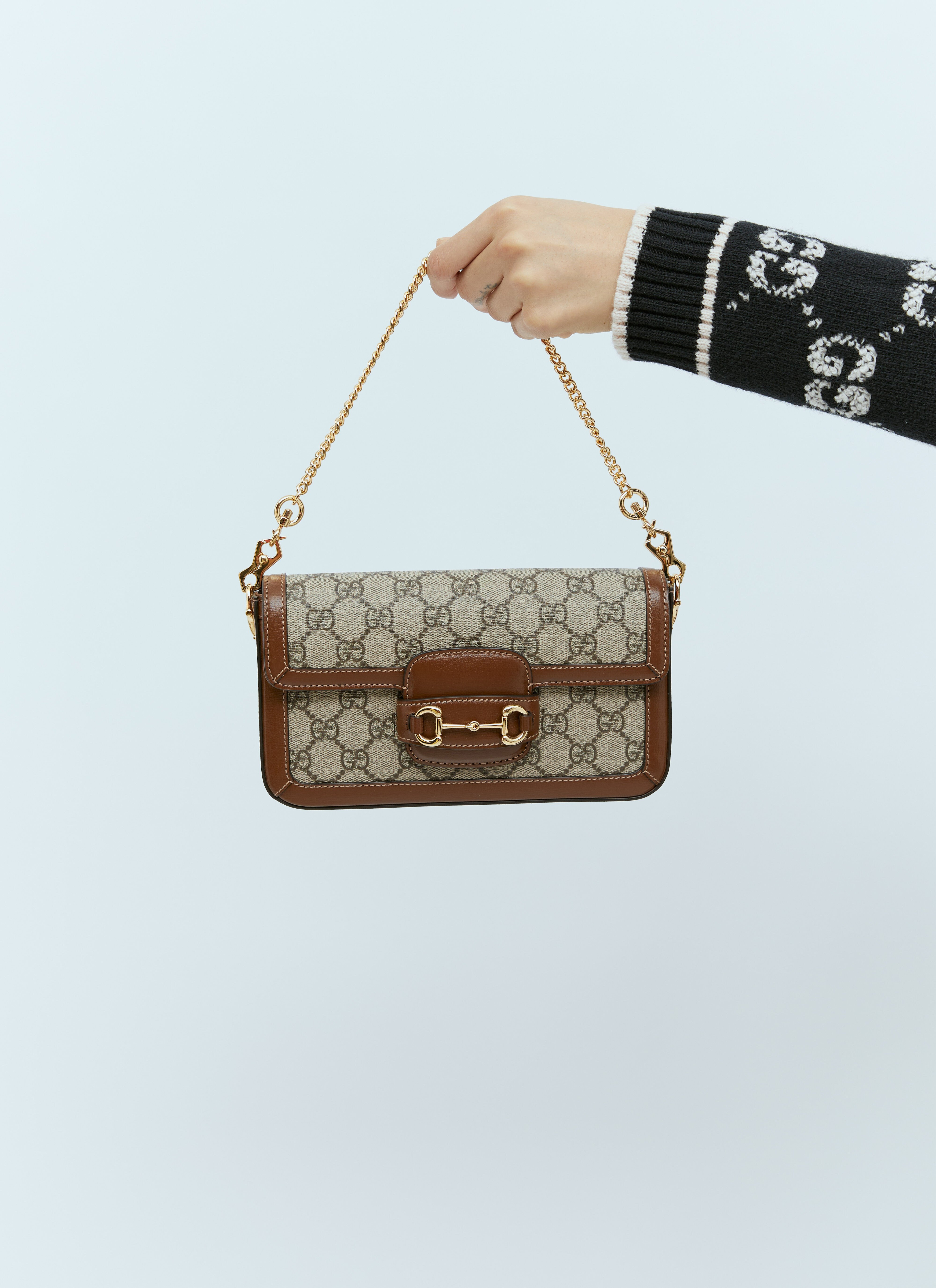 Gucci Women's' Horsebit 1955 Mini Shoulder Bag in Brown | LN-CC®