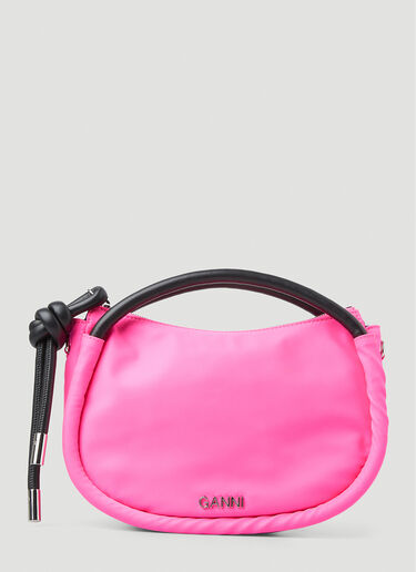 GANNI Knot Mini Handbag Pink gan0251049