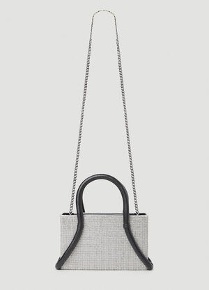 KARA Tubular Midi Shoulder Bag Black kar0250004