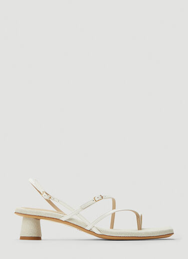 Jacquemus Les Sandales Basgia Sandals White jac0244062