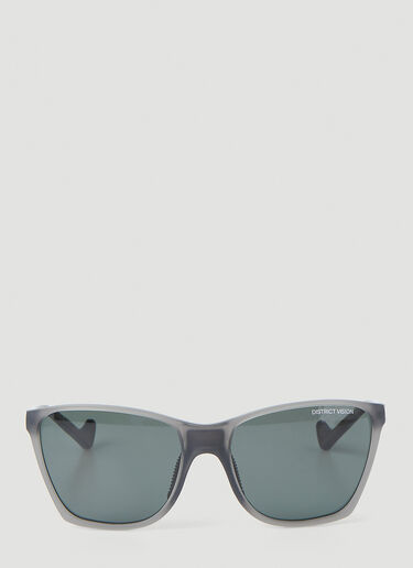 District Vision Keiichi Transparent Sunglasses Grey dtv0147025