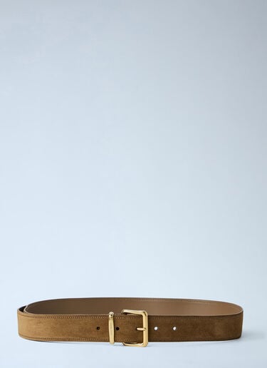 LN-CC® - Miu Miu: Suede Belt - Brown Miu Miu Suede Belt Brown miu0264205