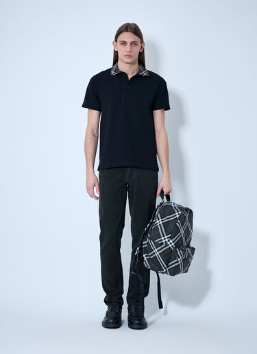 Burberry Cotton Polo Shirt Black bur0159007