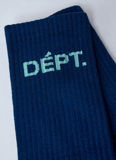 Gallery Dept. Logo Motif Socks Navy gdp0160029