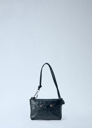 Balenciaga Charm Le City Zipped Pochette Black bal0263035