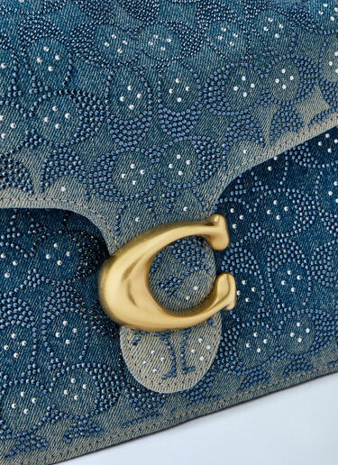 Coach Tabby Shoulder Bag 36 in Regenerative Cotton Denim Blue coa0265031