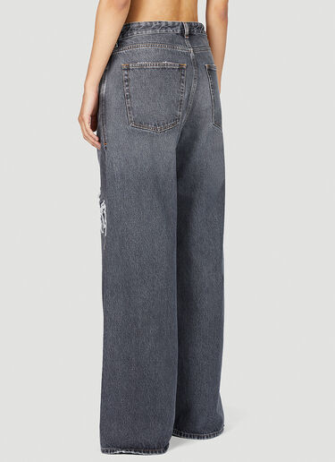 Diesel Wide Leg Jeans Grey dsl0353001