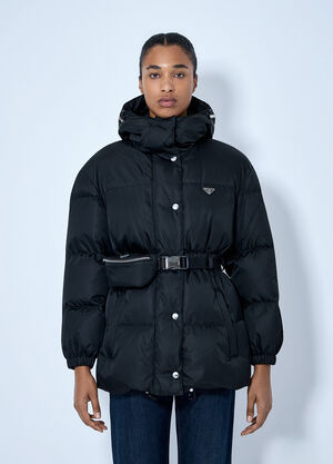 Prada Re-Nylon Down Jacket Black pra0265009
