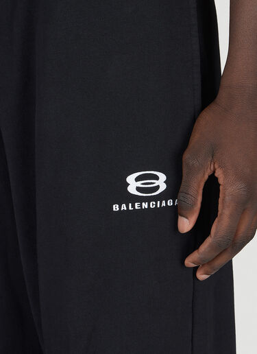 Balenciaga Baggy Logo Print Sweatpants Black bal0154024