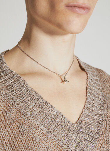 Vivienne Westwood 시모네타 펜던트 목걸이 실버 vww0356008
