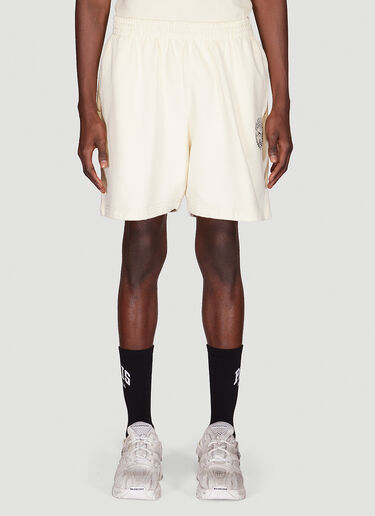 Balenciaga Sweat Shorts Cream bal0148045