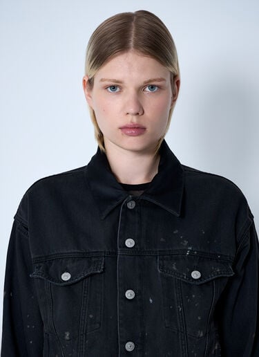 MM6 Maison Margiela Distressed Jacket Black mmm0260001