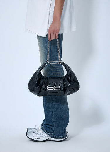 Balenciaga Pamela 中号单肩包 黑色 bal0263028