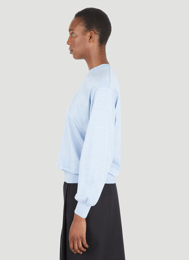 Burberry Eve Crewneck Sweater Light Blue bur0246100