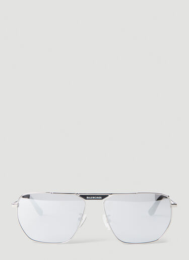 Tag 2.0 Navigator Sunglasses Balenciaga Tag 2.0 Navigator Sunglasses Silver bcs0353015