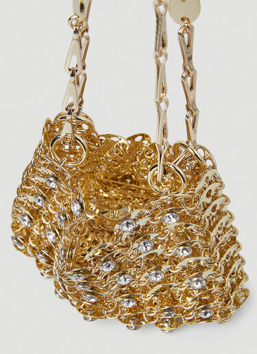 Rabanne 1969 Nano Shoulder Bag Gold pac0247010