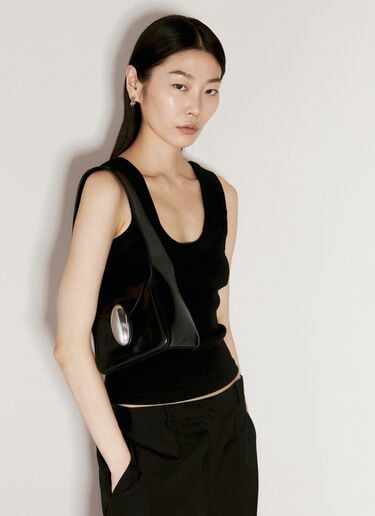 Alexander Wang Dome Slouchy Small Shoulder Bag Black awg0255052