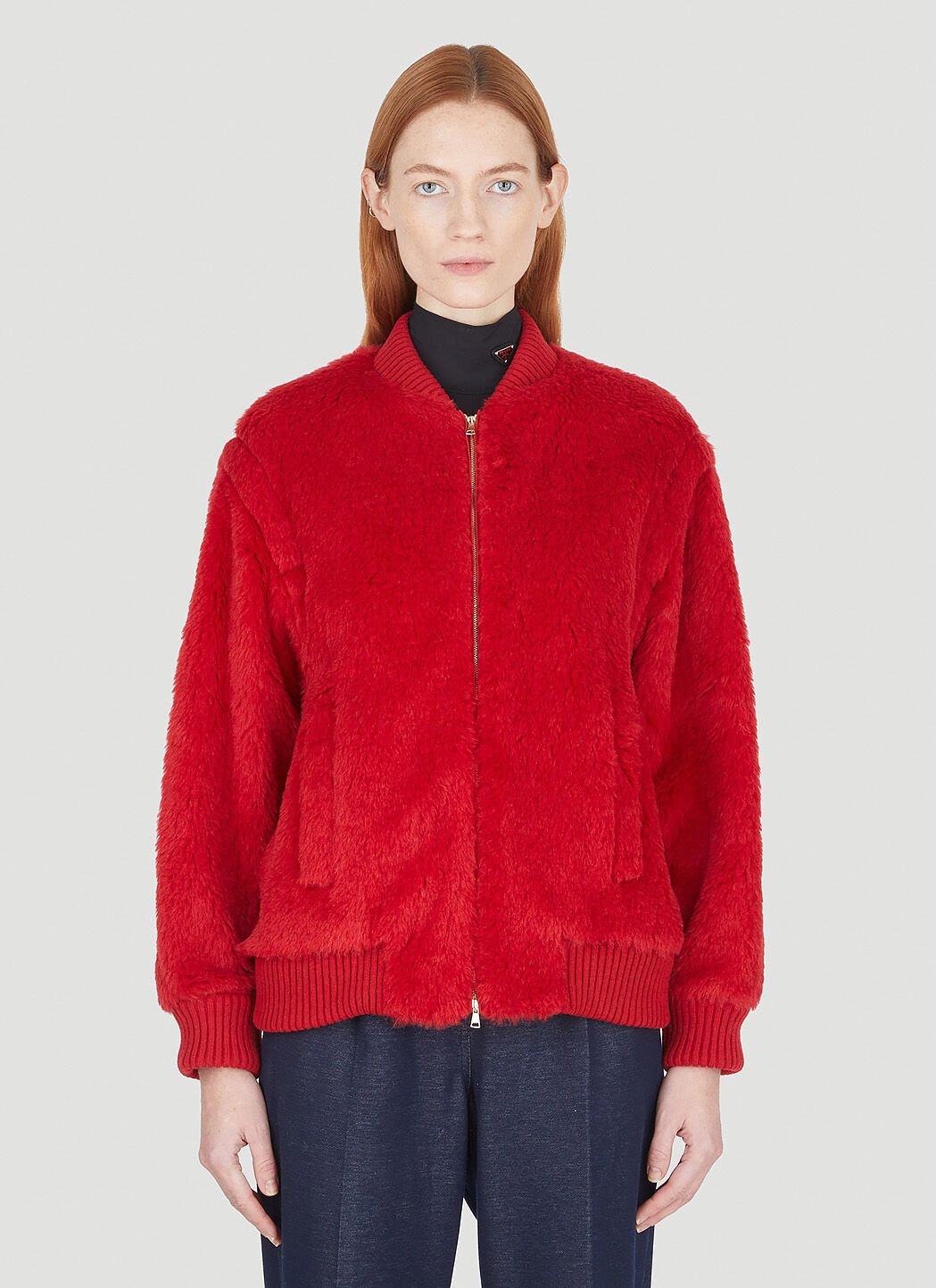 Faux fur teddy bomber jacket hot sale