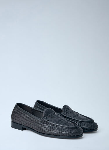 Bottega Veneta Silenzio Loafers Dark Brown bov0164009