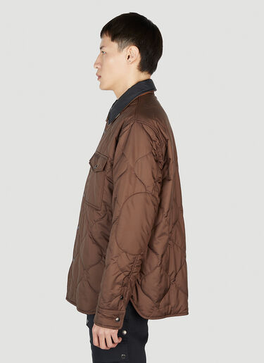 Quilted Reversible Jacket Burberry Quilted Reversible Jacket Brown bur0151003