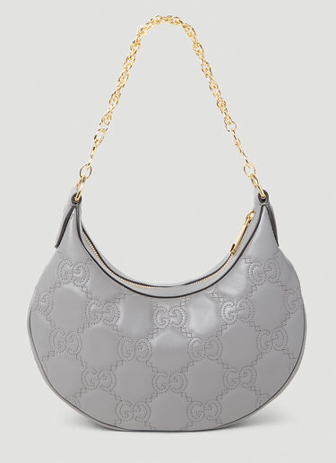 Gucci GG Matelassé Shoulder Bag Grey guc0253192