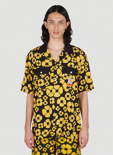 Marni x Carhartt Floral Print Shirt Yellow mca0150008