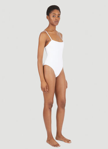 WARDROBE.NYC Minimal Swimsuit White war0246021
