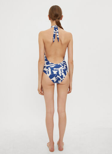 LN-CC® - La Double J: Donne Deep V Bather - Blue La Double J Donne Deep V Bather Blue ldj0234013