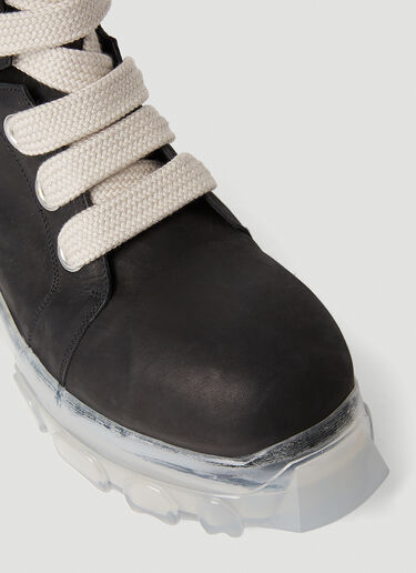 Rick Owens 보조 트랙터 부츠 블랙 ric0151030