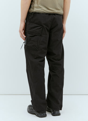 C.P. Company Micro Reps Loose Cargo Pants Black pco0155013