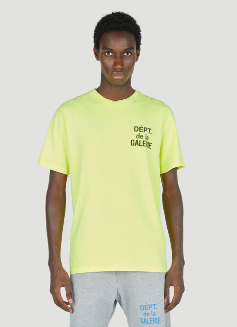 Gallery Dept. French Logo Print T-Shirt White gdp0152009