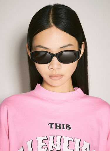 Balenciaga 圆形太阳镜 黑色 bcs0257002
