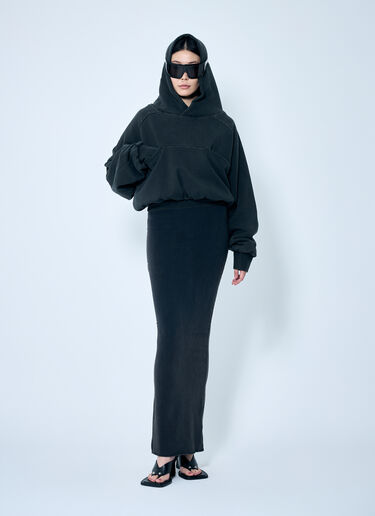 Entire Studios Double Double Hooded Sweatshirt Black ent0258010