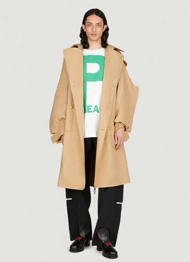 Walter Van Beirendonck Peace 宽大 T 恤 白色 wlt0152013